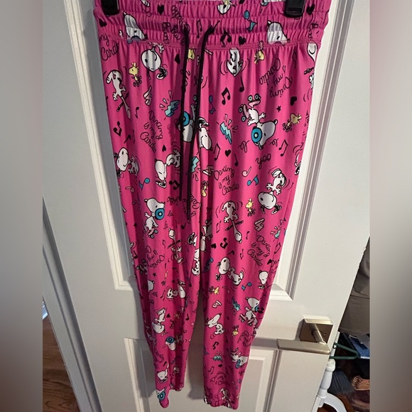 Snoopy “Dancing is my Cardio” track pants - Picture 1 of 4